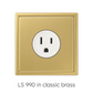 JUNG コンセント LS 990 メタル