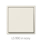 JUNG SWITCH LS990 シングル プラスチック