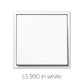 JUNG SWITCH LS990 シングル プラスチック